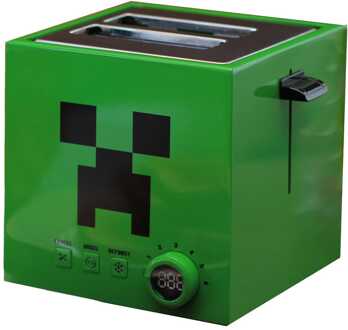 Minecraft Toaster Green Creeper Cube