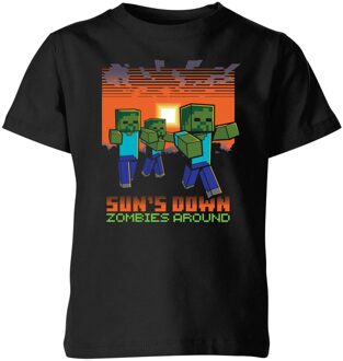 Minecraft Zombies About Kids' T-Shirt - Black - 146/152 (11-12 jaar)