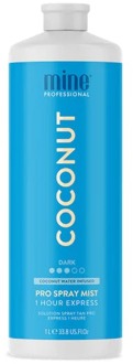 Minetan Zelfbruiner MineTan 1 HR Express Pro Spray Mist Coconut 1000 ml