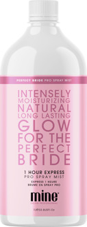 Minetan Zelfbruiner MineTan 1 HR Express Pro Spray Mist Perfect Bride 1000 ml