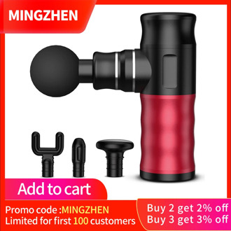 MINGZHE High Frequency Mini Pocket Massage Gun Fascia Gun Electric Vibrator Muscle Relaxation Pain Relief For Body