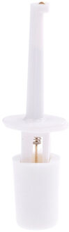 Mini 12 Stuks Of 10 Stuks Enkele Test Hook Clip Test Probe Voor Elektronische Testen Ic Grabber Grote Ronde Krokodil clip Hook Test Clip wit 12stk