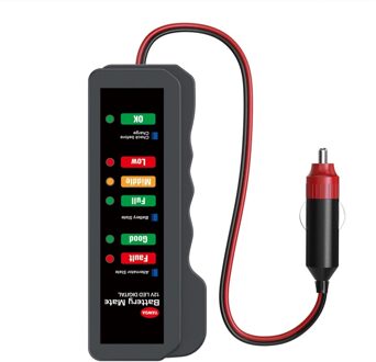 Mini 12V Auto Batterij Tester Digitale Dynamo Tester 6 Led Verlichting Display Car Diagnostic Tool Auto Batterij Tester Voor auto BM320