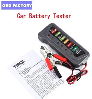 Mini 12V Auto Batterij Tester Digitale Dynamo Tester 6 Led Verlichting Display Car Diagnostic Tool Auto Batterij Tester voor Auto