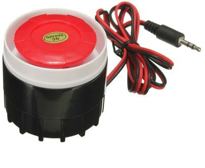 Mini 12V Dc Wired Siren Voor Wireless Home Office Woonkamer Slaapkamer Alarm Security Systeem 120dB Mini Hoorn Geluid alarm