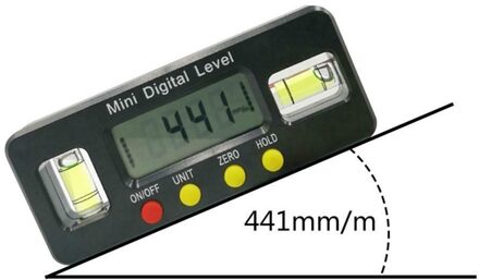 Mini 150 Mm Digitale Gradenboog Inclinometer Level Box Hoek Finder Meet Bevel Box Goniometer Magneet Gauge Heerser Carpenter Tool
