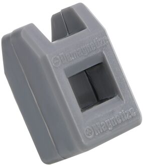 Mini 2 In 1 Schroevendraaier Tool Porselein Demagnetizer Magnetizer Degausser Krachtige Snel Porselein Demagnetisatie Vullen grijs