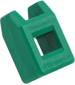 Mini 2 In 1 Schroevendraaier Tool Porselein Demagnetizer Magnetizer Degausser Krachtige Snel Porselein Demagnetisatie Vullen groen