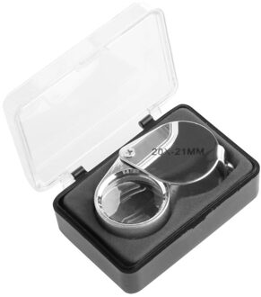 Mini 20X Glas Vergrootglas Juwelier Eye Sieraden Loep Loop