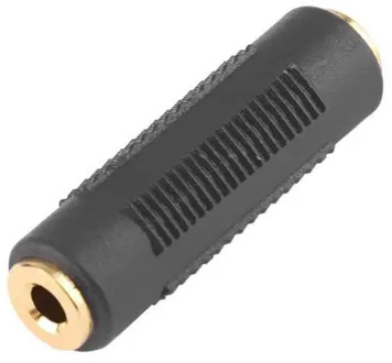 Mini 3.5mm Female to Female F/F Stereo Audio Adapter Converter Connector Audio Adapter Coupler Metal Gold Plated Connector