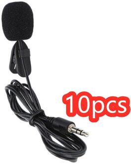 Mini 3.5Mm Professionals Auto Audio Microfoon Jack Plug Mic Stereo Mini Wired Externe Microfoon Voor Pc Auto dvd Radio 10stk