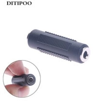 Mini 3.5mm Vrouw tot Vrouw F/F Jack Stereo Audio Adapter Converter Connector Audio Adapter Coupler Metalen Goud plated Connector