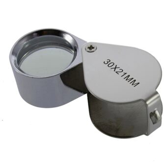 Mini 30X30X21Mm Loep Vergrootglas Vergrootglas Triplet Juweliers Eye Glas Sieraden Diamond Wereldwijd Winkel