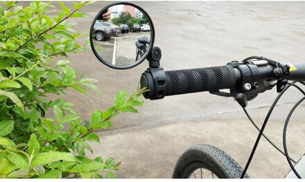 Mini 360 Graden Verstelbare Fiets Achteruitkijkspiegel Fiets Stuur Flexibele Veilig Achteruitkijkspiegel Achteruitkijkspiegel Draaien # T2P