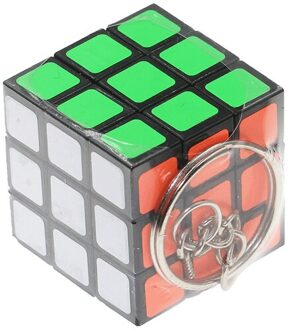 Mini 3Cm Stress Cube Sleutelhanger Hanger Speed Twist Puzzel Games Educatief Speelgoed Voor Kinderen