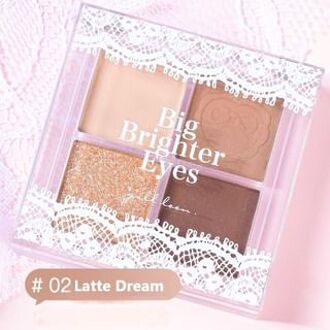 Mini 4 Shades Eyeshadow Palette - Latte Dream #02