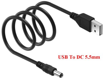 Mini 5V 2A Usb Naar Dc 5.5Mm 2.5Mm Usb Power Supply Kabel Snoer Adapter Oplader Jack Plug voor Tablet