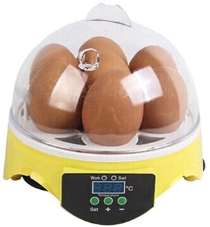 Mini 7 Eieren Incubator Gevogelte Incubator Broedmachine Digitale Temperatuur Boerderij Broederij Ei Incubator Hatcher Kip Eend Vogel Duif