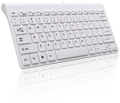 Mini 78 Key Usb Wired Toetsenborden Compact Dunne Kantoor Toetsenbord Voor Desktop Pc Laptops Computer Notebook TSLM1 02