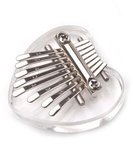 Mini 8 Toetsen Kalimba Mahonie Duim Vinger Piano Percussie Muziekinstrument Lichtgewicht Draagbare Muziek Elements Christmas