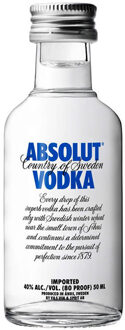 Mini Absolut Vodka Blue 50ml