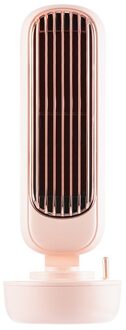 Mini Air Conditioner Fan Cooling Desktop Ventilator Spuiten Usb Fan Student Kantoor Koelventilator Water Luchtkoeling fan roze