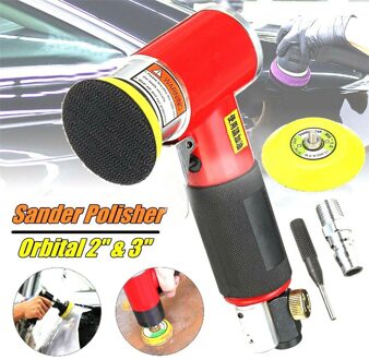 Mini Air Sander Kit Pneumatische Vlakschuurmachine Auto Polijstmachine Polijstmachine Auto Gadget Auto Polijstmachine Полировальная Машинка