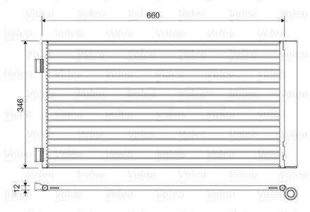 Mini Airco condensor 814408