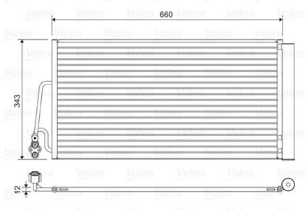 Mini Airco condensor 814409