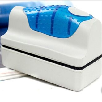 Mini Algen Schraper Window Cleaning Drijvende Curve Aquarium Magnetische Borstel Magneten Borstel Cleaner Aquarium Fish Tank Glas Abs