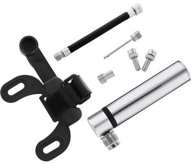 Mini Aluminium Inflator Pomp Draagbare Auto Fiets Handleiding Tire Inflator voor Buiten Rijden fiets accessoires wit