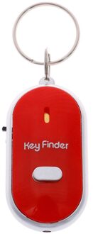 Mini Anti-Verloren Fluitje Key Finder Knipperende Piepen Remote Kids Sleutel Tas Portemonnee Locators Kind Alarm Herinnering Rood