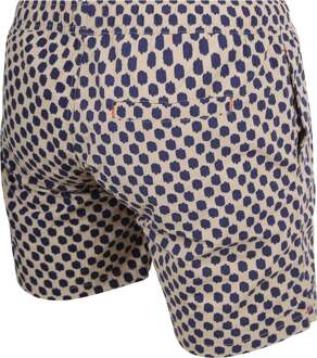 Mini AOP Zwemshort Heren navy - beige