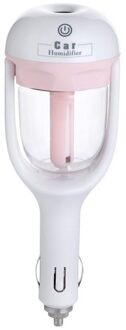 Mini Auto Aromatherapie USB Auto Charger Luchtbevochtiger Luchtreiniger Off Spuit Voeg Water Etherische Olie Geur Diffuser auto Roze