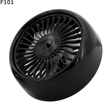 Mini Auto Fan 3 Snelheidsaanpassing USB Auto Fan Airconditioner Kleurrijke Licht Dashboard Koelventilator Voor Auto zwart F101
