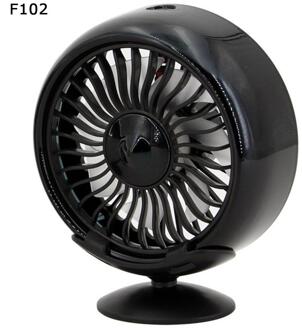Mini Auto Fan 3 Snelheidsaanpassing USB Auto Fan Airconditioner Kleurrijke Licht Dashboard Koelventilator Voor Auto zwart F102