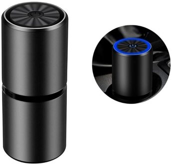 Mini Auto Luchtreiniger Draagbare Negatieve Ion Luchtreinigers Usb Luchtreiniger Anion Air Cleaner Luchtverfrisser Voor Auto Home Office zwart