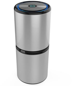 Mini Auto Luchtreiniger Draagbare Negatieve Ionen Luchtreiniger Usb Luchtreiniger Negatieve Ionen Luchtreiniger Luchtverfrisser zilver