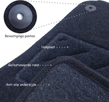 Mini Automatten passend voor Mini F54 Clubman 2015- 4-delig BL1703164