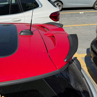 Mini AutoStyle Dakspoiler (Spoiler Cap) Mini F55/F56 Cooper S JCW 2013-2024 (ABS Glanzend zwart) TSMI08