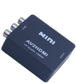 Mini AV naar HDMI Video Converter Box AV2HDMI RCA AV HDMI CVBS naar HDMI Adapter voor HDTV TV PC DVD xbox Projector zwart