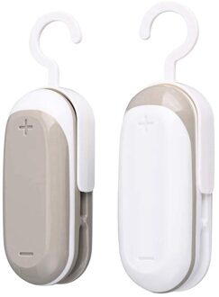 Mini Bag Sealer, 2 In 1 Draagbare Sealer En Cutter, Zak Sealer Sealmachine, vacuüm Sealers Voor Plastic Zakken, Voedsel Opslag