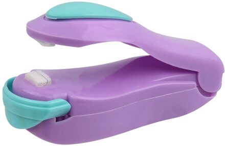 Mini Bag Sealer Keuken Huishoudelijke Hand Held Elektrische Verwarming Sealer Voedsel Afdichting Warmte Sluitmachine Verpakking Plastic Zak Sealer paars