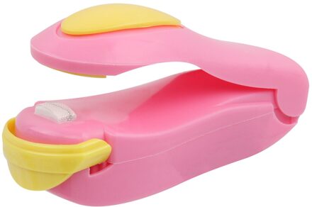 Mini Bag Sealer Keuken Huishoudelijke Hand Held Elektrische Verwarming Sealer Voedsel Afdichting Warmte Sluitmachine Verpakking Plastic Zak Sealer roze