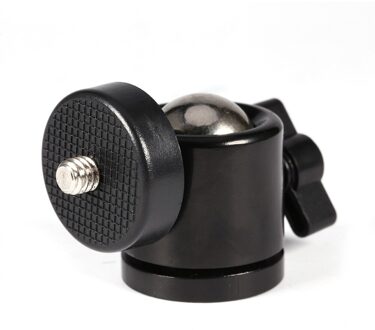 Mini Bal Hoofd van Camera Statief DSLR 360 Swivel Mini Ball Head Bracket Houder 1/4 "Schroef Camera Accessoires top
