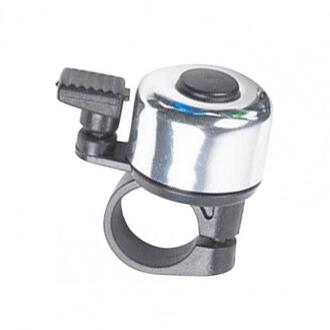 Mini Bike Bell Aluminium Bell Road Fiets Fietsen Stuur Horn Ring Voor Mountainbike Outdoor Veiligheid Fietsen Accessoires zilver