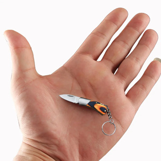 Mini Blade fold key ring portable tool Outdoor camp knife keychain Peeler Open Survive kit gadget Package Box Opener hike Pocket