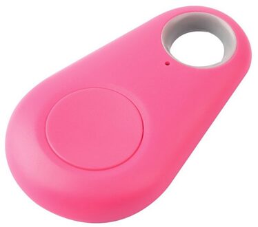 Mini Bluetooth 4.0 Gps Traker Waterdrop Locator Draagbare Anti-Lost Key Finder Pet Tracker Twee Way Alarm Anti-diefstal Apparaat Roze