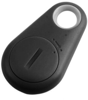 Mini Bluetooth 4.0 Gps Traker Waterdrop Locator Draagbare Anti-Lost Key Finder Pet Tracker Twee Way Alarm Anti-diefstal Apparaat zwart