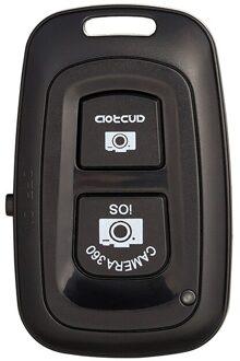 Mini Bluetooth Remote Afstandsbediening Sluiter Voor Smart Telefoon Camera Draadloze Camera Ontspanknop Selfie Accessoire zwart dubbele button